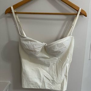 La Pearla cream bustier. Size 36 C.